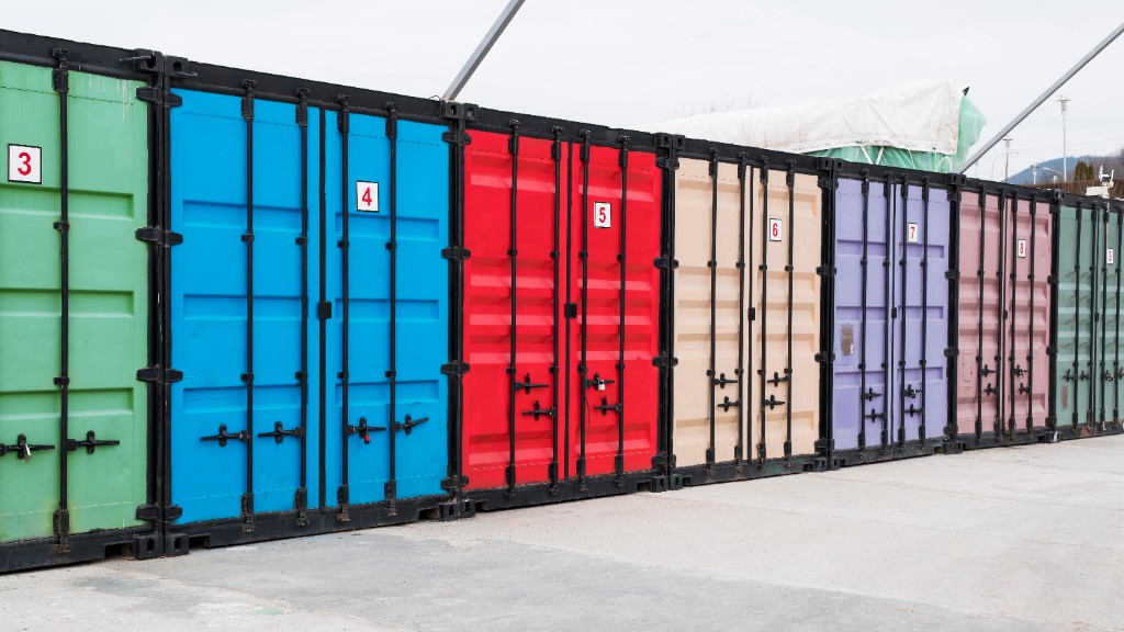 Colorful shipping containers in a yard — LCL ocean freight consolidation